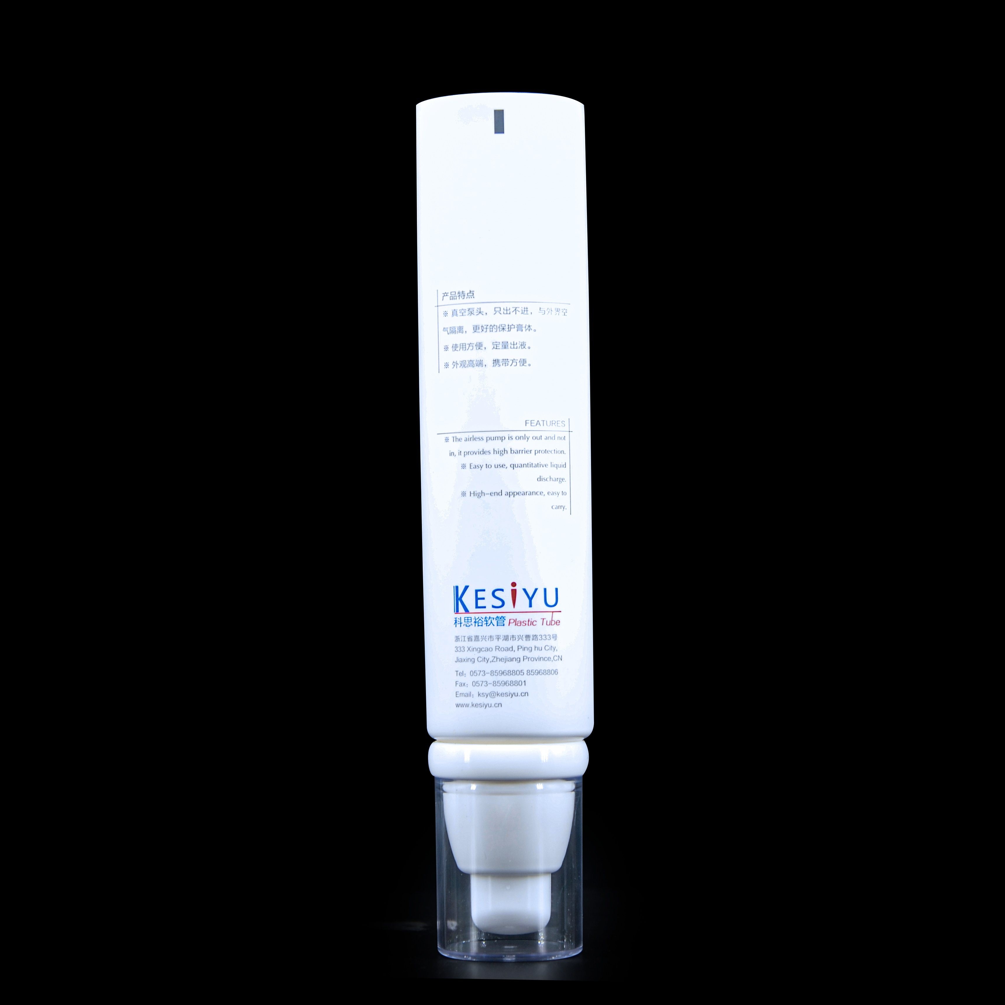 Eye Cream Cosmetic Tube in Stock PE Soft Tub Plastic Cosmetic Packaging