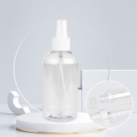 Empty Plastic Perfume Bottle Pet Clear Cosmetics Bullet Round Pet Travel Spray Bottle