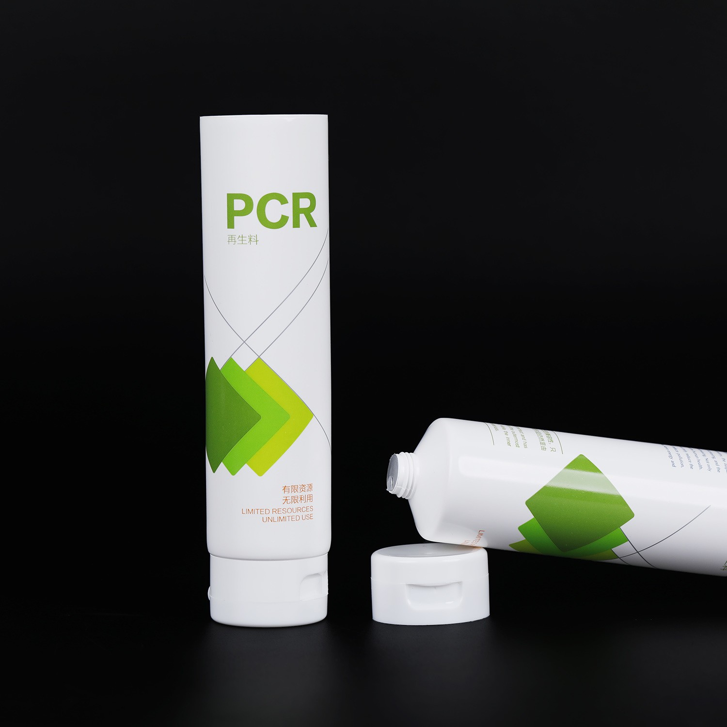 Custom Empty Eco Friendly Biobased Plastic PE Toothpaste Body Hand Cream Face Wash Soft Cosmetic Packaging Squeeze Tube