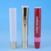 Customized Orange White Transparent Frosted 10ml Plastic Lip Gloss Tubes with Custom Packaging Tubes Lip Gloss