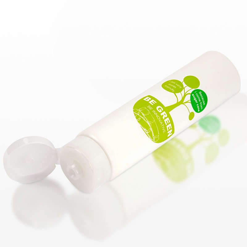 Recycled Bio-Plastic Cosmetic Tube Wholesale Sugarcane Tube Sustainable Packaging with 100ml 150ml 200ml 250ml