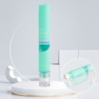 New Style 10ml 15ml 20ml Eye Fatigue Massage Cream Packaging Eye Roller Tube with Three Metal Roller Ball