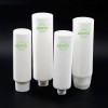 Eco Friendly PE Hand Cream Body Lotion Soft Plastic Squeeze Tube with Bamboo Cap Cosmetic Packaging