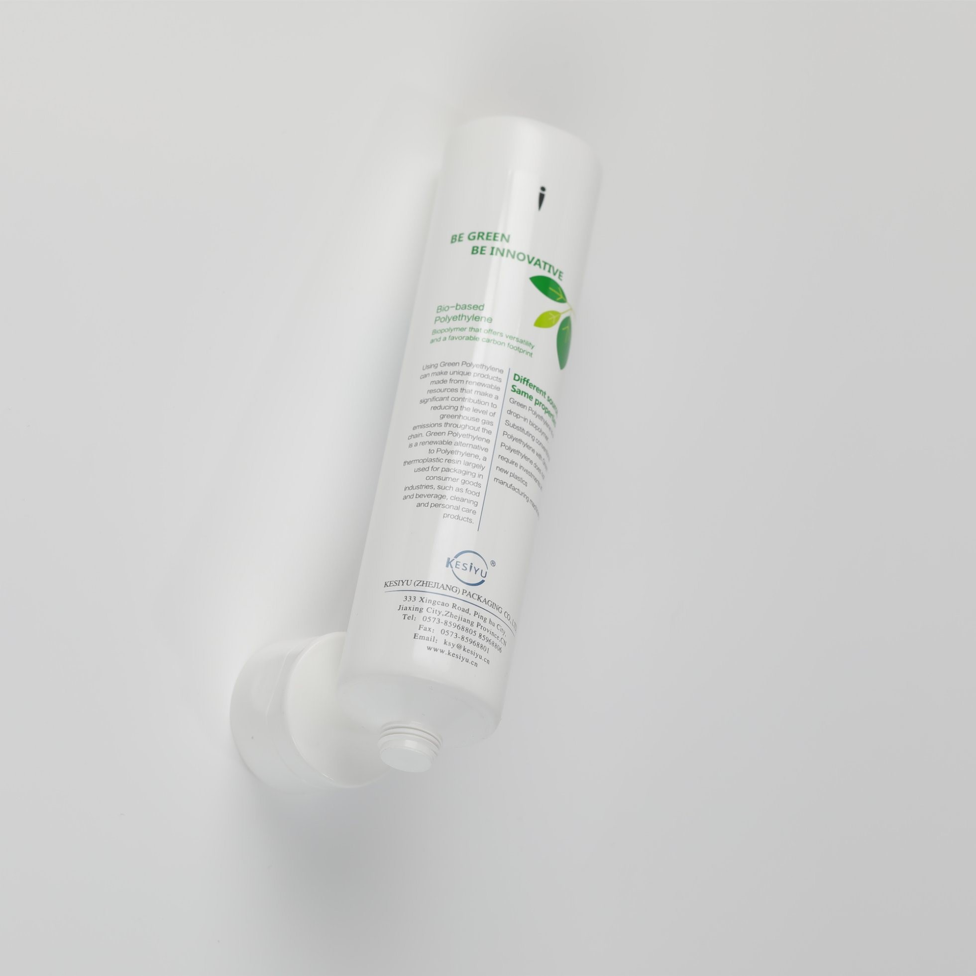 China Manufacturer Recyclable Clear Conventional Plastic Soft Cosmetic Squeeze Packaging Tube