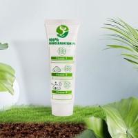 Custom 100ml 150ml 200ml 250ml Transparent Empty Eco Friendly Plastic PE Hand Cream Body Lotion Soft Cosmetic Packaging Squeeze Tube