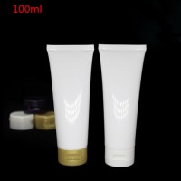 Customized Size White Soft Plastic Tube Cosmetic Packaging Hoses