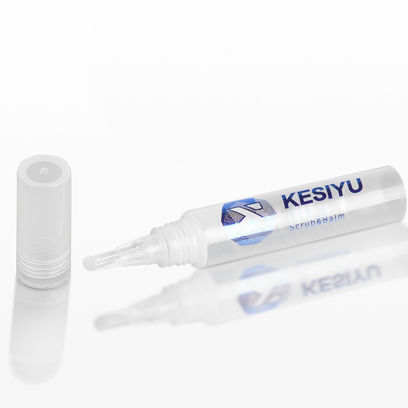 Lipstick Tube Eye Cream Bevel Nozzle Head Tube Packaging Cosmetic Logo Tube with Brush Applicator