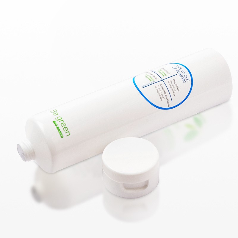 Sugarcane Biodegradable PLA Packaging Tube Offset Printing Plastic Tubes for Cosmetics 80ml 100ml 150ml 200ml