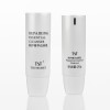 Fashion Plastic Cosmetic Packaging Tube with Square Acrylic Cap for Face Cleanser