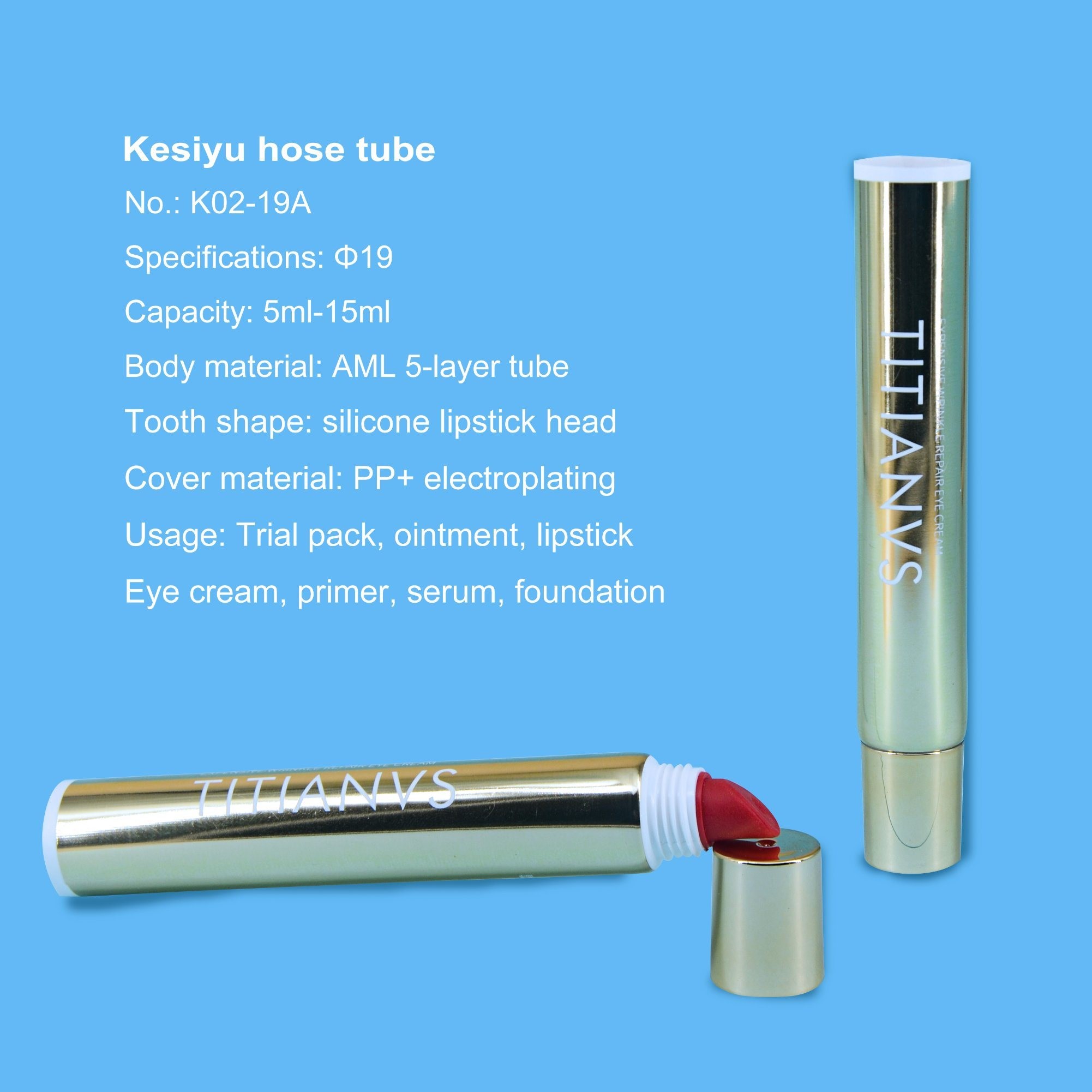 Hot Sale Empty Lip Gloss Tube/Candy Empty Lip Gloss Tube