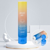 50ml Cosmetic Soft PE Squeeze Packaging Tube for Face Wash Body Lotion Hand Cream Sunscreen Cream with Flip Top