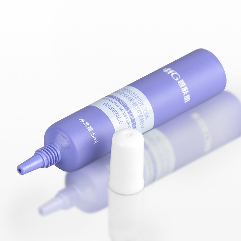 OEM ODM D16 Empty Needle Nozzle Skincare Eye Cream Gel Lotion Acne Spot Ointment Tube Packaging with Screw Cap