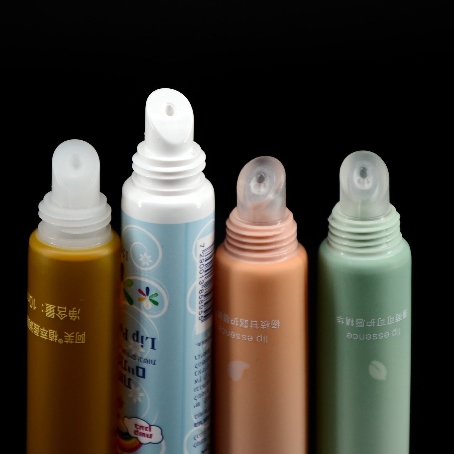 Plastic Empty Lipstick Tube Packaging with Different Cap Option for Lip Balm Empty Lipgloss Tube