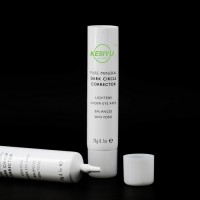 Empty 15g 30g 50g 60g 100g 150g 200g 250g Soft White Facial Cleanserhand Cream Plastic Cosmetic Tube with Bamboo Cover