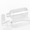 Empty Plastic Perfume Bottle Pet Clear Cosmetics Bullet Round Pet Travel Spray Bottle