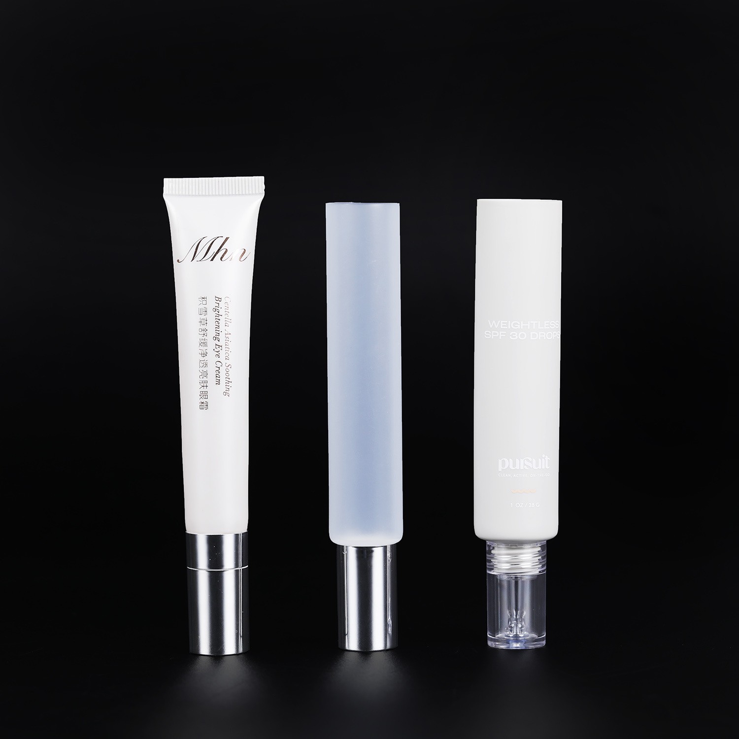 Eye Cream Cosmetic Round Packaging with Cap PE Plastic Tube Manufacturer