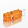 Plastic Shampoo Bottles Rectangular Square New Customized Design Empty Amber Cosmetic Pet with Lotion Pump