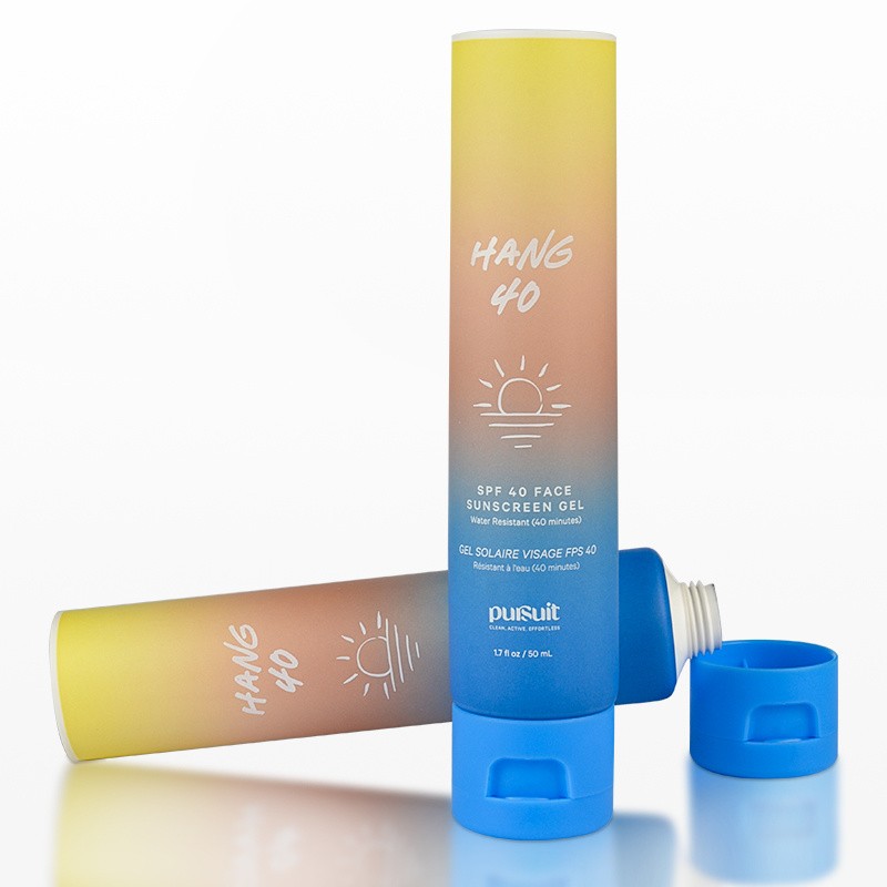 50ml Cosmetic Soft PE Squeeze Packaging Tube for Face Wash Body Lotion Hand Cream Sunscreen Cream with Flip Top