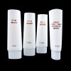 Empty PE Plastic Soft Cosmetic Packaging Container 80ml Facial Cleanser Body Lotion Green 6oz Squeeze Wholesale 100ml White Tube