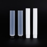 White Facial Cleanser Soft Tube Matte Cosmetic Cream Plastic Tube Cosmetic Tube Packaging