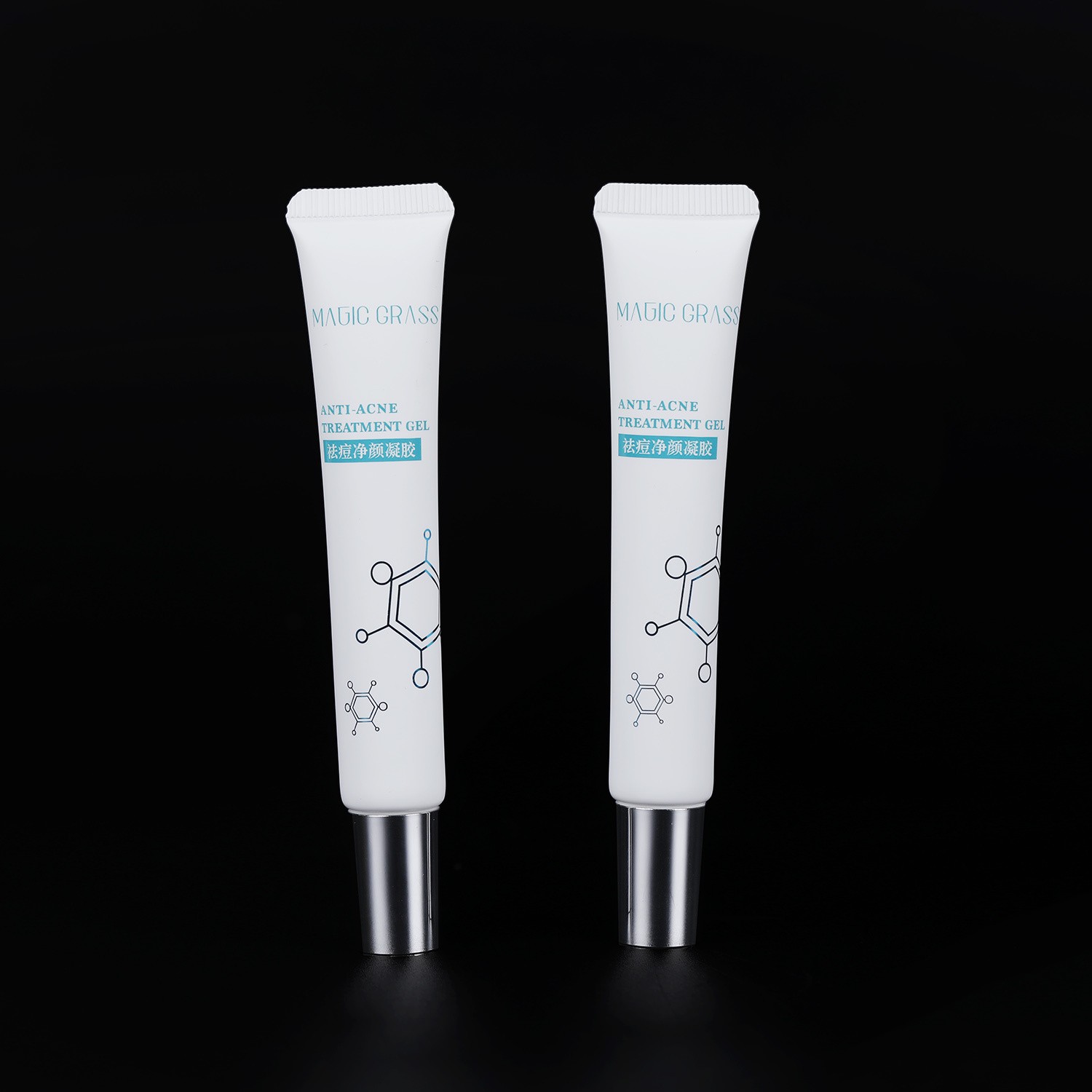 Empty Clear Plastic Tube Flip Top Cap, Face Wash Cream Soft Tubes Packaging for Cosmetics Plastic Tube