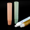 Wholesale New Design Lipgloss Tubes Private Label Lip Gloss Packaging with Wands Clear Lipstick Tube Makeup Tube Round Tubes