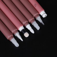 Wholesale Plastic Squeeze Tube Custom Cosmetic Long Nozzle Eye Cream Tube Packaging