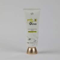 Wholesale Olive Moisturizing Lotion Tube Plastic Soft Touch Cosmetic Packaging Tube