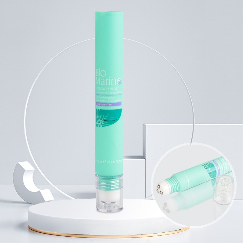 OEM Three Ball Eye Cream Stainless Roll-on Ball Cosmetic Packaging Tube
