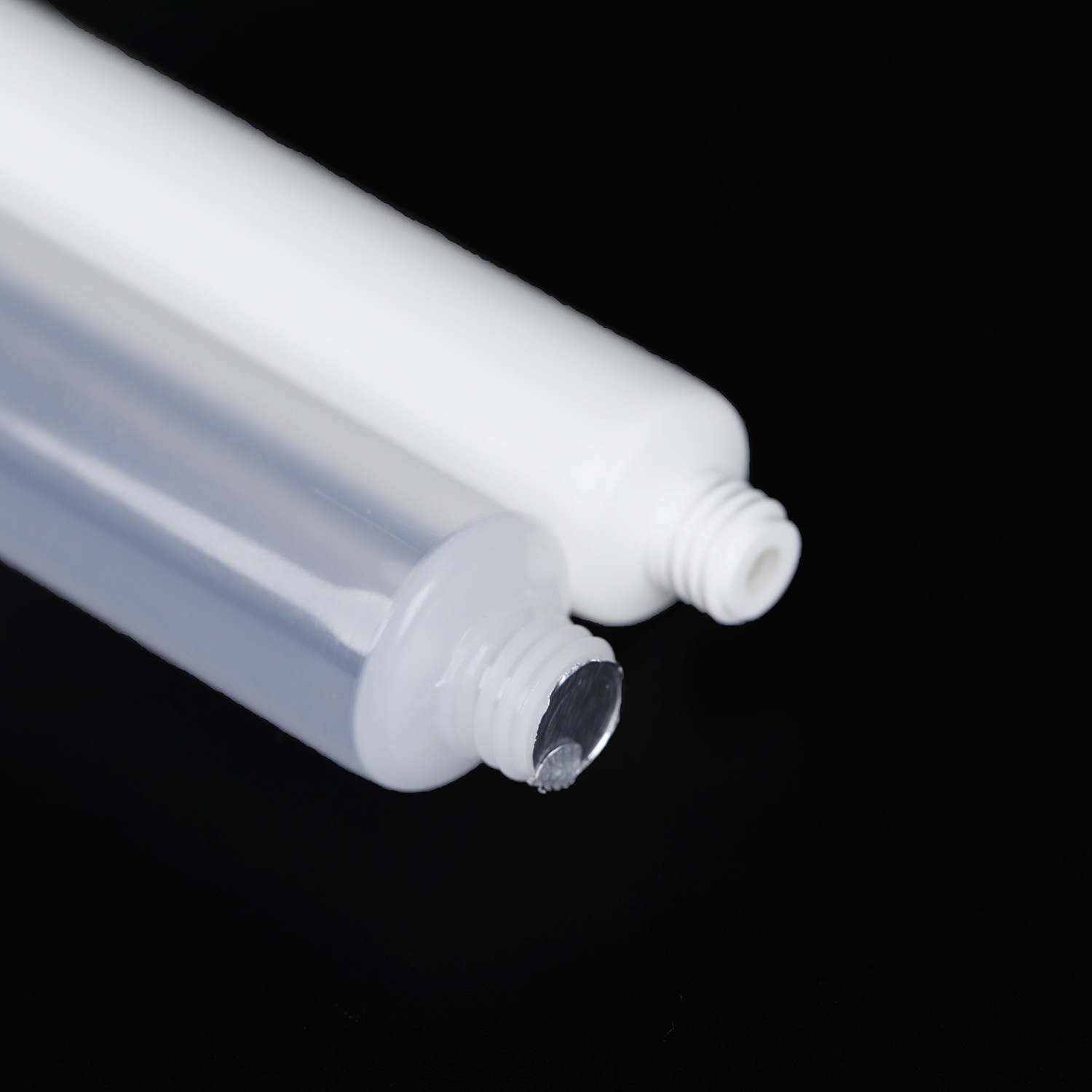 Clear Plastic Tube Flip Top Cap, Eye Cream Face Wash Cream Soft Tubes Packaging