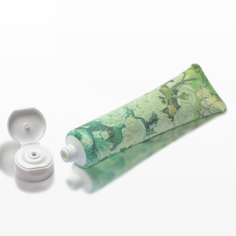 Green Biodegradable Custom Sugarcane Cosmetic Tube Empty Squeeze Plastic Soft Lotion Skincare Packaging