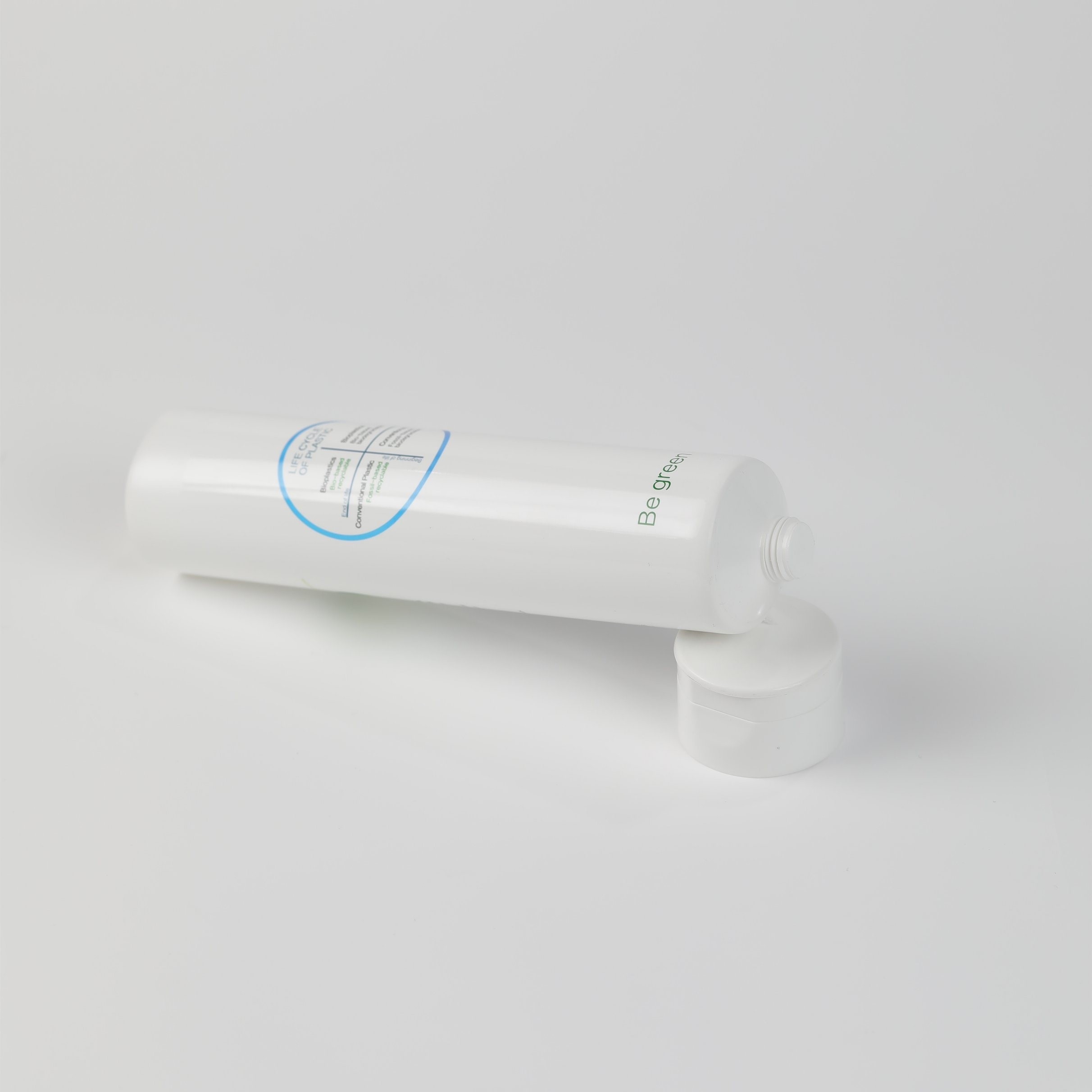 High Quality Recyclable Clear Conventional Plastic Soft Cosmetic Squeeze Tube Packaging