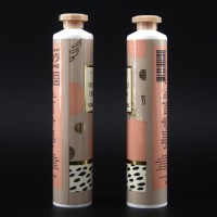 Eco-Friendly Customized Cosmetic Packaging Tube with Oval Flat Cap