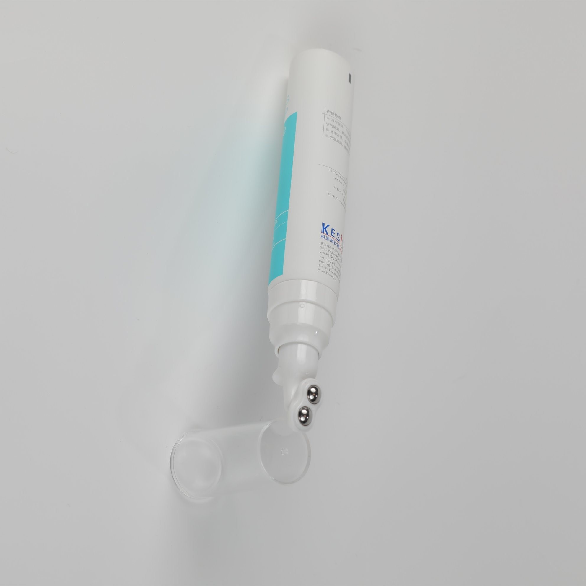 Airless Pump Plastic Soft Touch Squeeze Packaging Tube