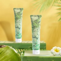 Green Biodegradable Custom Sugarcane Cosmetic Tube Empty Squeeze Plastic Soft Lotion Skincare Packaging
