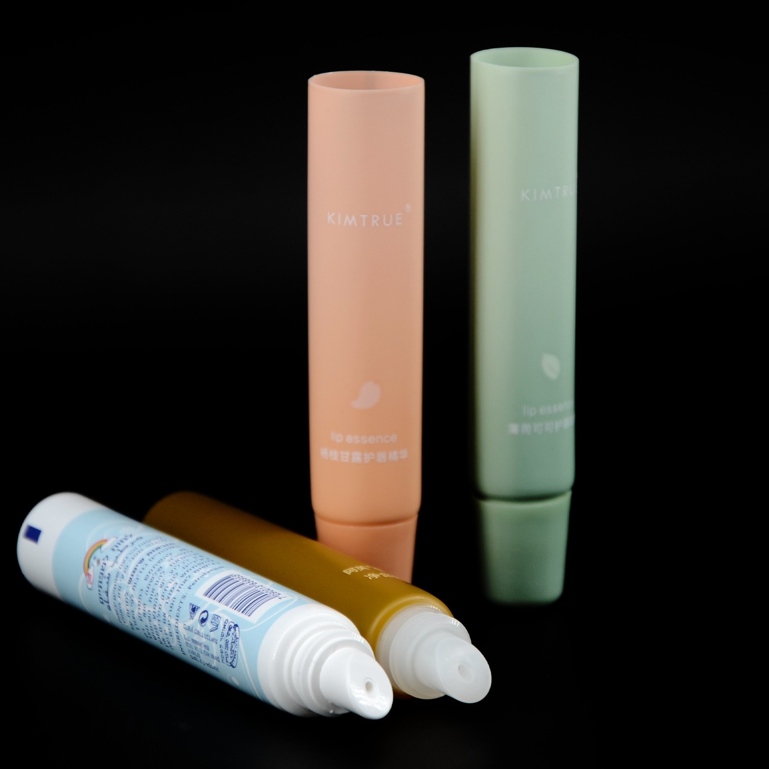 Plastic Empty Lipstick Tube Packaging with Different Cap Option for Lip Balm Empty Lipgloss Tube