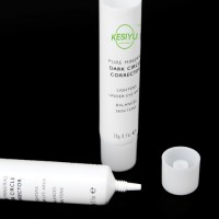 Round Tubes Biobased Eco Friendly Empty Cream Cosmetic Black Tube Packaging Silkscreen Print Loffset Printing