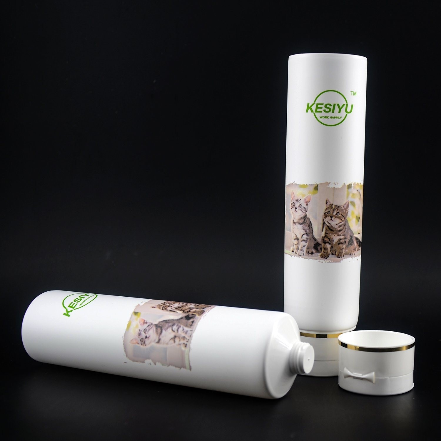 Custom Printing Plastic Empty Hand Cream Tube Cosmetic Packaging Tubes Silkscreen Print Loffset Printing