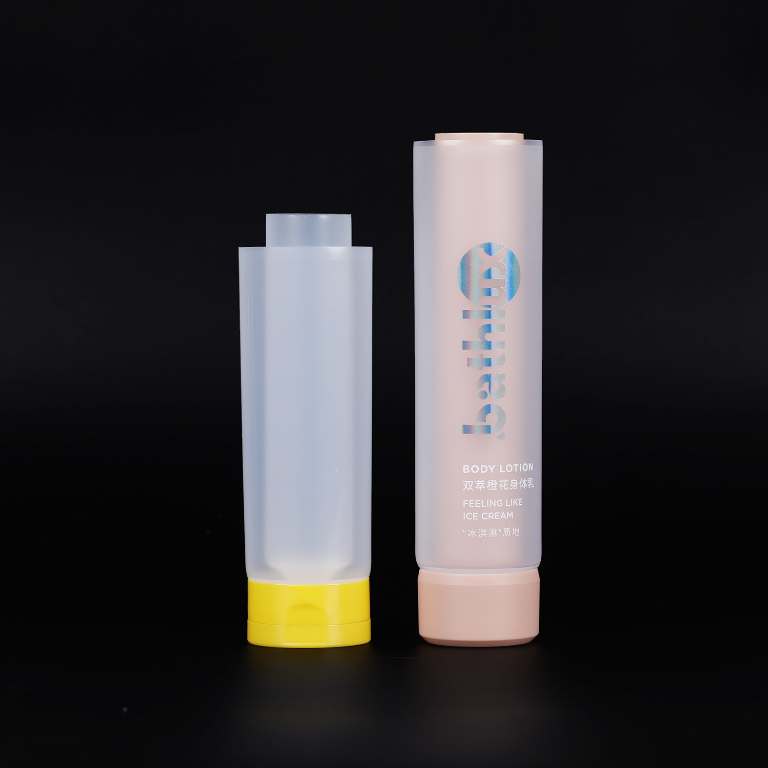 Custom PCR Plastic Empty Hand Cream Lotion Squeeze Tubes, Plastic PCR Tubes Recycled Cosmetic Tube!