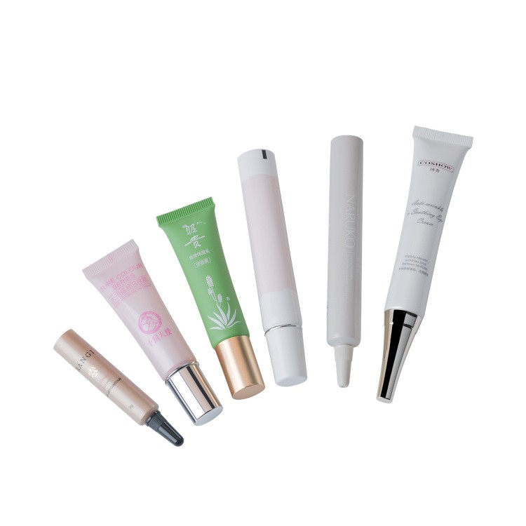 Custom Empty Skin Care Clear Plastic Cosmetic Packaging Tube